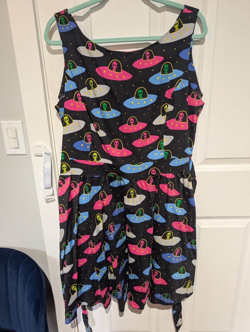 Lady Vintage Retro Alien Pinup Dress Vintage Sz 22